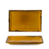 Dudson Harvest Mustard Rectangle Tray 13.5 x 9.125 Inch (Pack of 6)