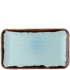 Dudson Harvest Turquoise Organic Rectangular Plate 27cm/10.25"(Pack of 12)