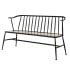 Bolero Alma Curved Back Slatted Bench