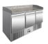 Graupel Counter Fridge 3 Door 380 Litre Marble Top