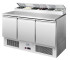 Graupel Counter Fridge 3 Door 380 Litre Saladette Top