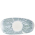 Churchill Inked Lyra Blue Opal Organic Oblong Platter 35 x 15cm (Pack of 12)