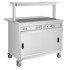 Buffalo Mobile Servery with Solid Heated Top 3x GN 1/1