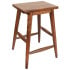 Bolero Halsbury Mango Wood Stools (Pack of 2)