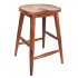 Bolero Halsbury Curved Mango Wood Stools (Pack of 2)