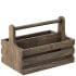 Large Rustic Wooden Table Caddy (Pack of 2)