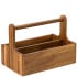 Large Wooden Table Caddy (Pack of 2)