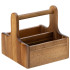 Small Wooden Table Caddy (Pack of 2)