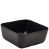 GenWare Melamine Black Jute Square Buffet Bowl 20cm/8"