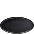 GenWare Melamine Black Jute Oval Dish 55 x 27.5 x 3.5cm