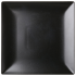 Noir Square Plate 25.5cm/10" (Pack of 12)