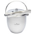 BarCraft Stainless Steel Ice Bucket with Lid & Tongs