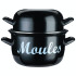 KitchenCraft Enamelled Steel Standard Mussel Pot 18cm/7"