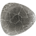 Churchill Studio Prints Kintsugi Reverse Quartz Triangle Plate 22.9cm/9" (Pack of 12)