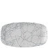 Churchill Studio Prints Kintsugi Pearl Grey Chefs’ Oblong Plate 35.5 x 18.9cm/13.875 x 7.375" (Pack of 6)