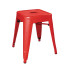 
Bolero Bistro Steel Low Stool Red (Pack of 4)
