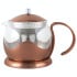 La Cafetière Izmir Copper Glass Infuser Teapot 1 Litre/35oz