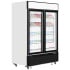 Tefcold LGC5000 White Upright Glass Double Door Fridge Merchandiser 1108 Litre