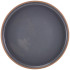 GenWare Kava Dark Grey Stoneware Raw Walled Plate 20cm/8" (Pack of 6)