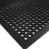 Black Rubber Non Slip Bar Floor Mat 90 x 150cm