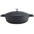 MasterClass Aluminium Black Shallow Casserole Dish 24cm9.4" 2.5 Litre/87oz