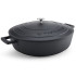 MasterClass Cast Aluminium Black Casserole Dish 32cm/12.5" 5 Litre/175oz