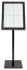 Securit LED Menu Display Stand Black (4 x A4)