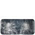 Dudson Urban Lamp Black Organic Rectangular Plate 34.6 x 15.6cm/13.75 x 6.25" (Pack of 6)