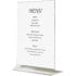 Acrylic Menu Holder Freestanding Double Sided A4 Size
