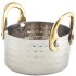 Mini Hammered Stainless Steel Casserole Dish 7.5 x 4cm (Pack of 12)