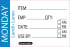 Food Rotation Label Item/Date/Use By Monday (Pack of 500)