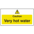 Catering Sign - Caution Hot Water