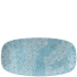 Churchill Vintage Prints Med Tiles Aquamarine Chefs Oblong Plate 15.3 x 29.8cm/6 x 11.69" (Pack of 12)