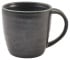 Terra Porcelain Cinder Black Mug 300ml/10.5oz (Pack of 6)