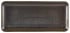 Terra Porcelain Black Narrow Rectangular Platter 30 x 14cm