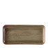 Terra Porcelain Grey Narrow Rectangular Platter 27 x 12.5cm