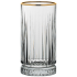 Elysia Highball Glasses 450ml/15oz Gold Rim (Pack of 12)