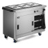 Lincat P6B3 Panther 670 Series Free-standing Hot Cupboard 3GN Bain Marie Top 1205mm