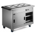 Lincat P8B3PT Panther 800 Series Free-standing Hot Cupboard 3GN Bain Marie Top 1205mm