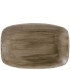 Stonecast Patina Antique Taupe Oblong Plate 12 Inch