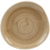 Stonecast Patina Antique Taupe Organic Round Plate 18.6cm