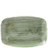 Stonecast Patina Burnished Green Oblong Plate 13.5 Inch