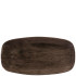 Stonecast Patina Iron Black Chefs' Rectangular Plate 29.8x15.3cm