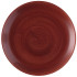 Churchill Stonecast Patina Red Rust Evolve Coupe Plate 26cm/10.25" (Pack of 12)