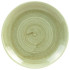 Churchill PABGEVP61 Stonecast Patina Burnished Green Coupe Plate 16.5cm