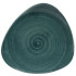 Stonecast Patina Rustic Teal Triangle Plate 22.9cm