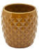 Pineapple Brown Tiki Cocktail Mug