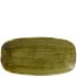 Churchill Stonecast Plume Olive Chefs Oblong Plate 11.75X6 Ich (Pack of 12)