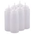 Clear Wide Mouth Squeeze Sauce Bottle 16oz 475ml (Pack of 6)