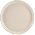 GenWare Kava White Stoneware Ribbed Plate 25cm/10" (Pack of 6)